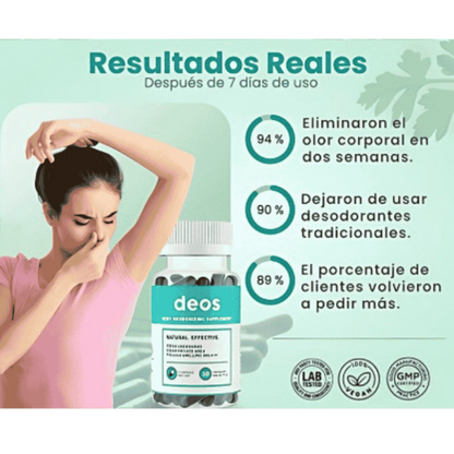 Deos™ Desodorante Corporal 100 % Natural